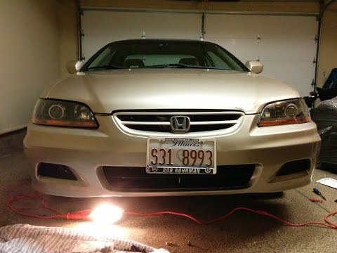 How to replace Headlights on 6th gen Honda Accord...