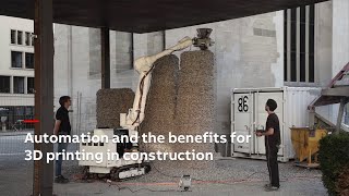 ABB Robotics - automation benefits for 3D printing in construction industry