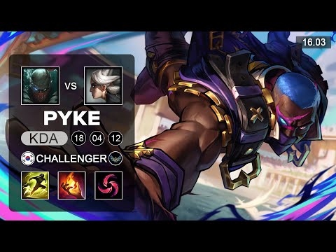 Pyke Support - KR Challenger - Patch 16.03 Season 16