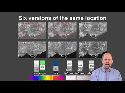 Spectral resolution of satellite sensors - Spatial Analysis and Satellite Imagery in a GIS
