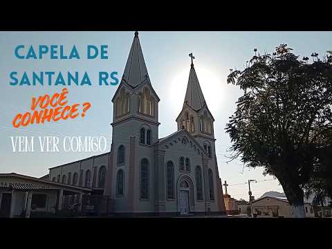 Capela de santana interior do rio grande do sul vem ver comigo interior of Brazil cidade pequena