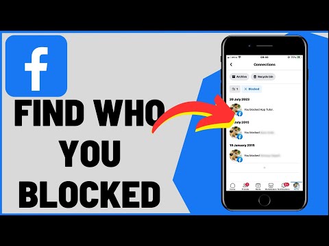 How To See Who You Blocked On Facebook