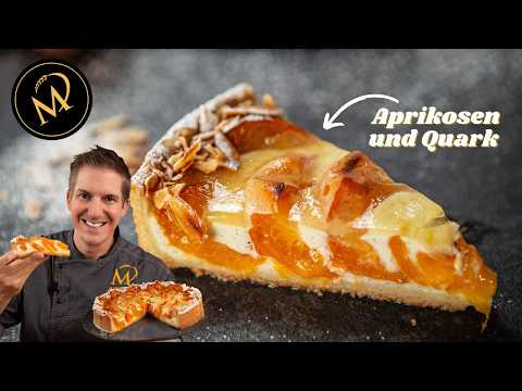 Schneller und einfacher Aprikosen Quark Kuchen / Früchtekuchen mit Dinkelmehl