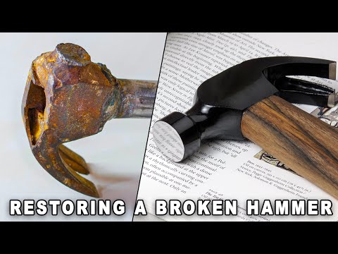 RESTORING A BROKEN HAMMER #restoration #brokenhammer