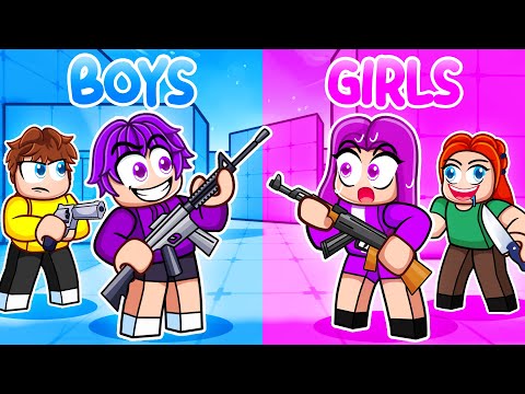BOYS vs GIRLS Roblox Rivals!