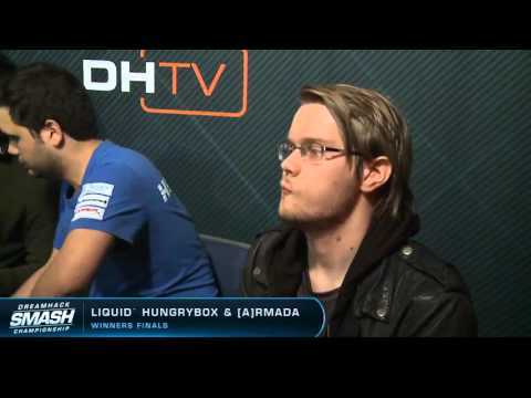 Super Smash Bros Melee Dreamhack 2015 Winners finals Hungrybox vs Armada
