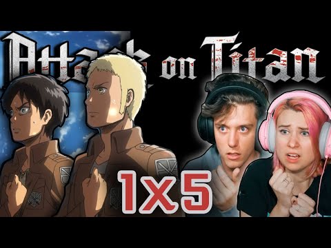 Attack on Titan 1x5 Reaction: "First Battle: The Struggle for Trost, Part 1"