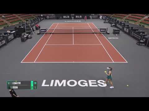 Tiphanie Lemaitre [WC] (FRA) vs Oceane Dodin (FRA) // 7-6 6-2 // W125 Limoges // 1st Round