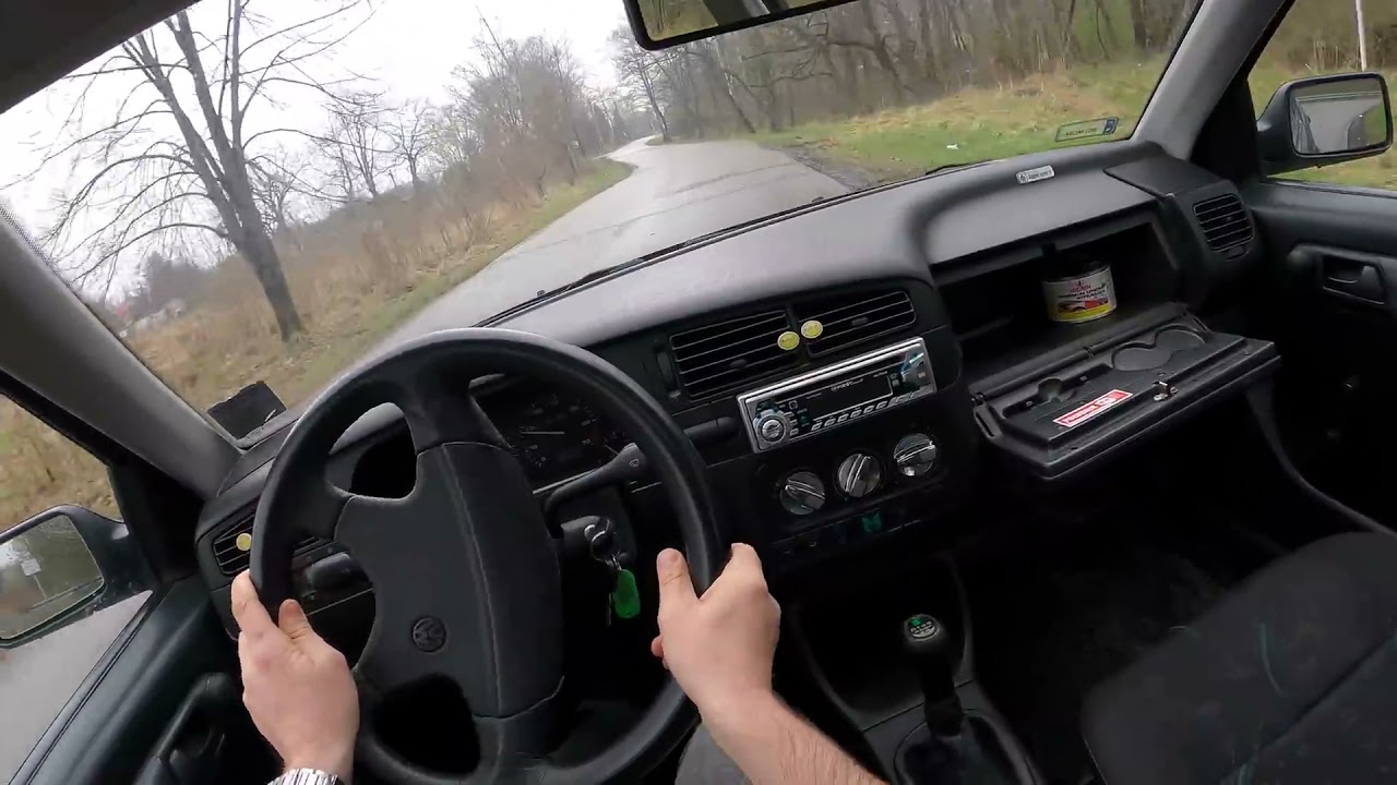 1994 Volkswagen Golf Mk3 Pink Floyd (1.8 75 HP)| POV Test ...