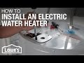 Electric Water Heater Installation