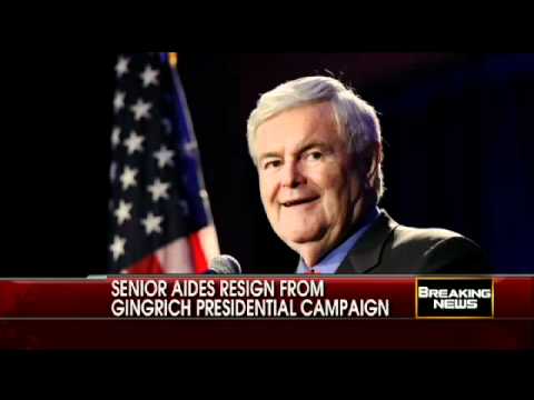 Click to Watch the Gingrich Will Stay in! Senior Staff of Presidential Candidate Newt Gingrich Resigns video