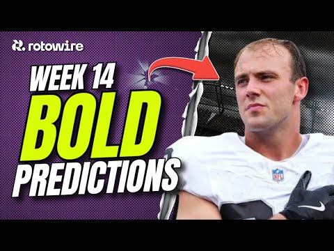 Thumbnail for 5 Fantasy Football BOLD Predictions For Week 14