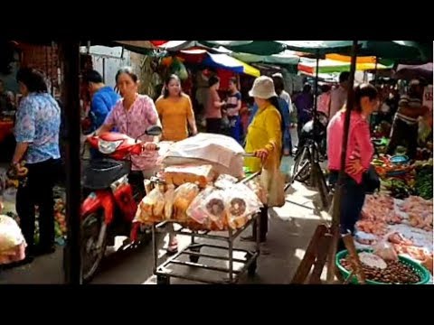 A Walk Around Boeung Proleut Market - Wet Market In Phnom Penh Part 4