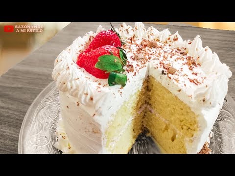 Pastel de Cuatro Leches SIN HORNO