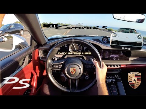 Living With a Porsche 911 Carrera 4S Cabriolet (POV Driving Vlog) - Day in the Life