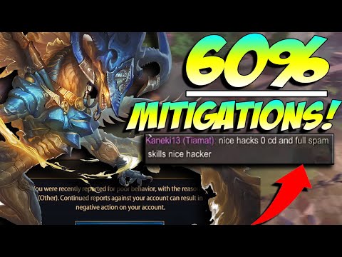 60% MITIGATIONS IN A 1V1?! SO BROKEN HE CLAIMED I WAS HACKING! - Masters Ranked Duel - SMITE