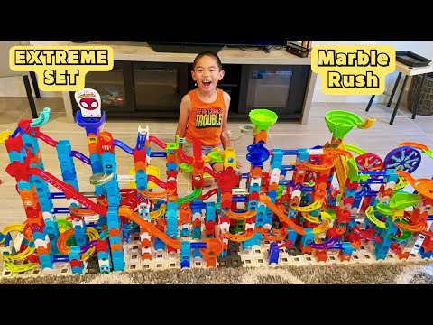 MARBLE RUSH EXTREME SET VTECH MARBLE RUN COMBINED IDEAS PART 5 @timothyspreciousmoments