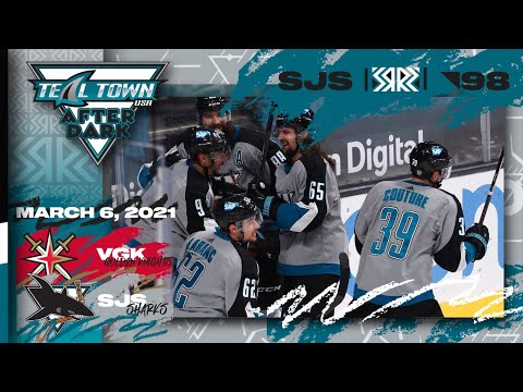 Vegas Golden Knights vs San Jose Sharks - 3/6/2021 - Teal Town USA After Dark (Postgame)