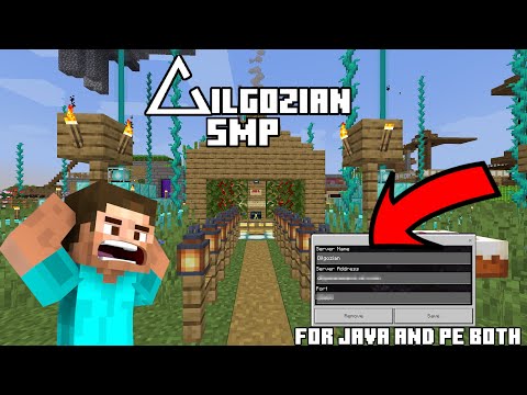 JOIN MY PUBLIC JAVA AND MCPE MINECRAFT SMP | FREE FOR ALL | DILGOZIAN SMP