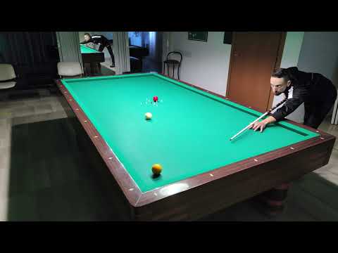 biliardo angolo traversato di seconda