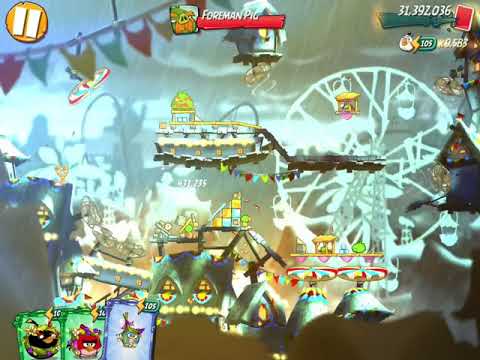 Angry Birds 2 - Map Level 873 - Boss room