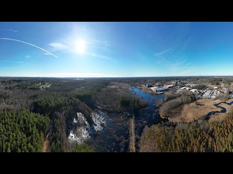🌲Reading Town Forest Aerial Drone Footage in 4K - January 2023