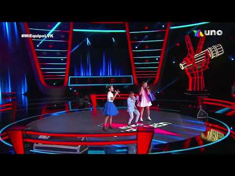 La voz  Kids 2022 la mejor batalla  "Dime Comò Quieres" Job Adan ,Suri ,Mariana