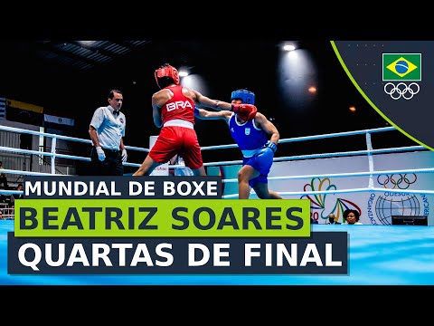MUNDIAL DE BOXE FEMININO 2023 - Beatriz Soares (66kg) perde e para nas quartas de final do mundial