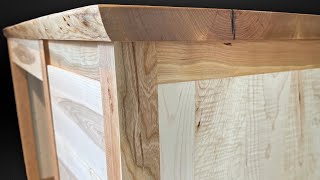 I Finally Built Something for Myself! Cherry and Maple Desk