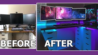 How to Mount Floating Triple Monitors -  Phase 2: Building My Dream Studio / Setup