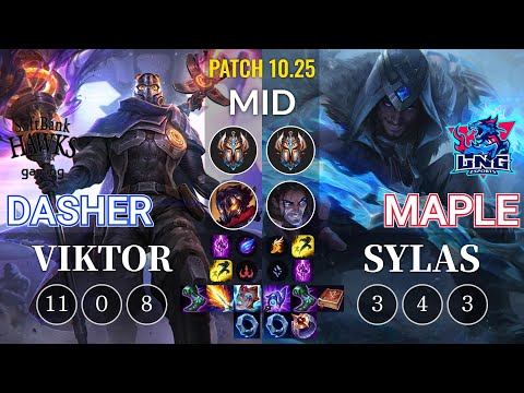 SHG Dasher Viktor vs LNG Maple Sylas Mid - KR Patch 10.25