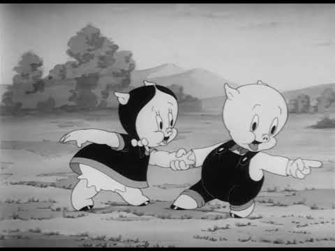 Porky Pig & Petunia Pig - Would You Like to take a walk?