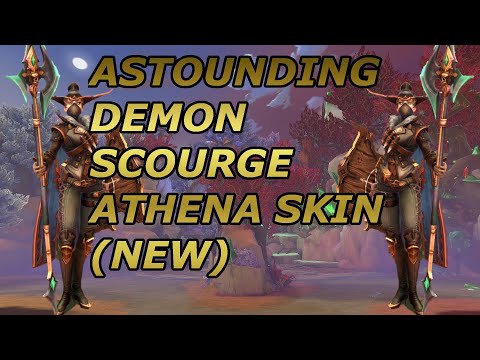 ASTOUNDING DEMON SCOURGE ATHENA SKIN! (New) - Masters Ranked 1v1 Duel - SMITE