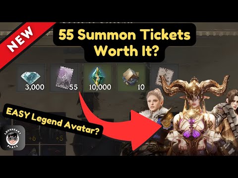 Can We Get a Legendary Avatar With 55 Summons? | LORDNINE Infinite Class
