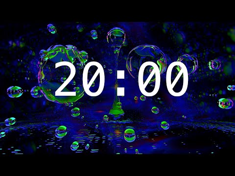 20 Minute Timer | Calming Music | Abstract 2025