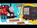 Thomas Friends Adventures PIZZA THOMAS VS DIESEL FROM SODOR THE STRONGEST ENGINE