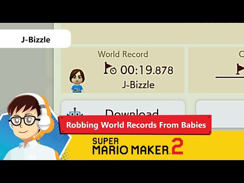 J-Bizzle - Super Mario Maker 2: Casual Gamer Robbing World Records From Pro Players