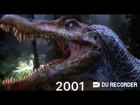 Evolution of Spinosaurus in Movies or Series