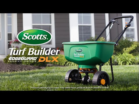 How To Use Scotts® Turf Builder® Edgeguard® DLX Broadcast Spreader