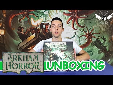 Rettegés Arkhamban 3. kiadás játékbontás / Szörnyek és nyomozók - County Geeks