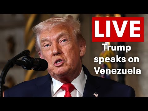 LIVE: Trump speaks on Venezuela