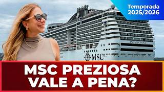 MSC PREZIOSA 25/26: O QUE VOCÊ PRECISA SABER | Pacote de Bebidas, Cabines e PREÇOS - VALE?
