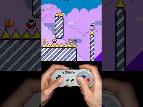 SHELL JUMPS and KEY JUGGLING #shorts #kaizo #mario