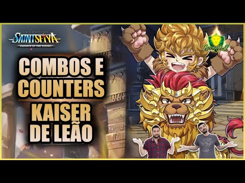 COMPS para o KAISER! quais os COUNTERS e ALIADOS do LEÃO de NEXT DIMENSION - Saint Seiya Awakening