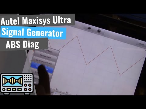 Autel Maxisys Ultra: Signal Generator To Diagnose ABS