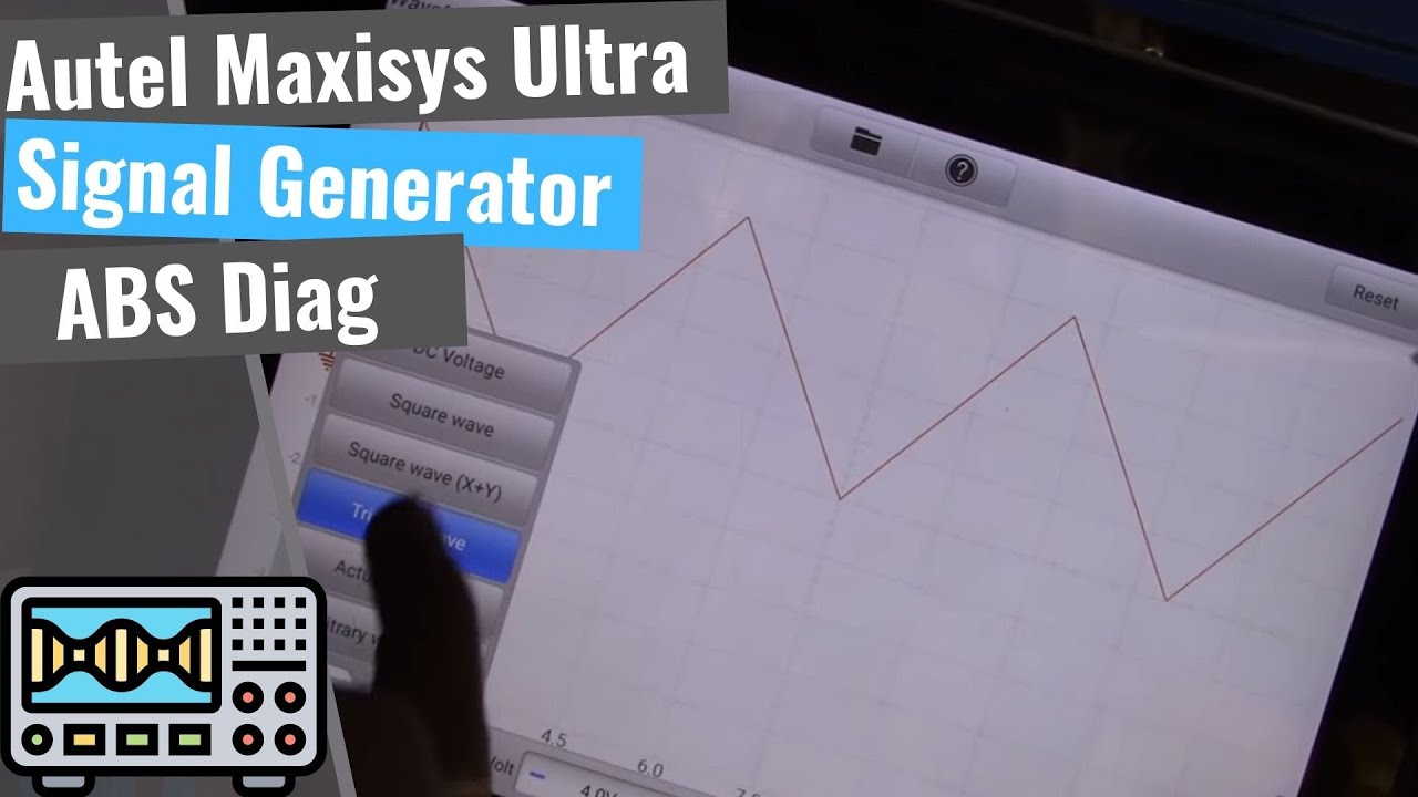 Autel Maxisys Ultra: Signal Generator To diagnose ABS