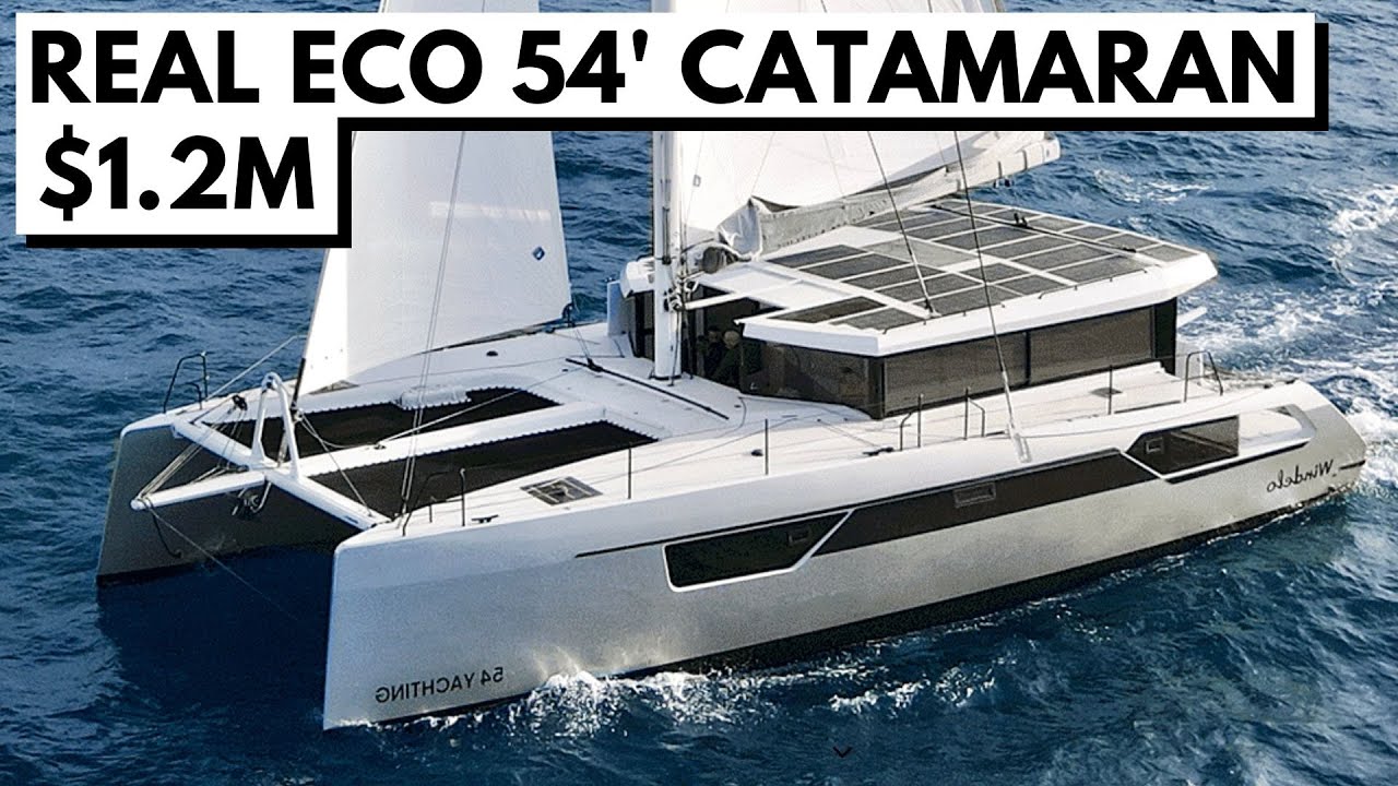 Windelo 54 Yachting Catamaran Electric Hydro Solar Silent Hybrid Performance Yach