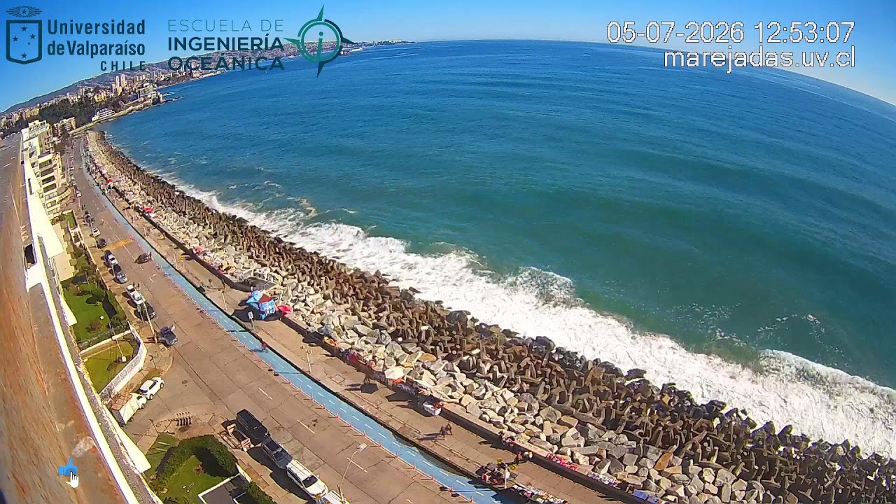 Live webcam view of Cámara en Vivo Avenida Perú Costanera