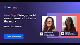 Hired up: Fixing your AI search that missed the mark