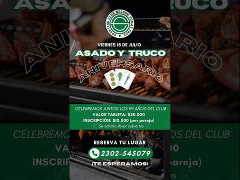 Viernes 18/07/25. 20 hs. Huinca Renanco, Prov. de Córdoba. #locosxeltruco #truco #trucoargentino